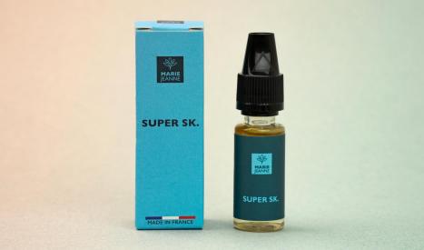 Super SK Marie Jeanne est un e-liquide à l'isolat de CBD abordable et de haute qualité