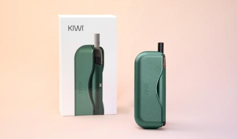 Le Starter Kit Kiwi et sa boite, une cigarette électronique tendance et haut de gamme ultra colorée