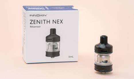 L'atomiseur Innokin Zenith Nex s'adapte à toutes les batteries