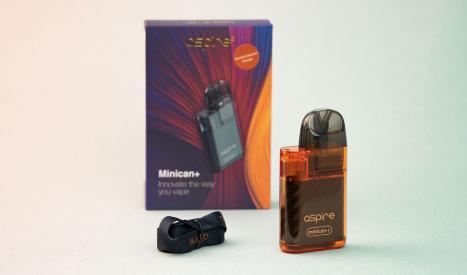 Le pod (cigarette électronique hyper discrète) Minican Plus Aspire est une valeur sûre