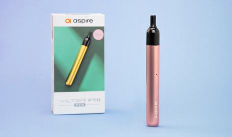 Le pod Aspire Vilter Pro Pen est une petite cigarette électronique élégante et stylée