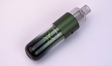 Le design du pod Vaporesso Moti X Mini est original et unique avec un corps futuriste semi-transparent