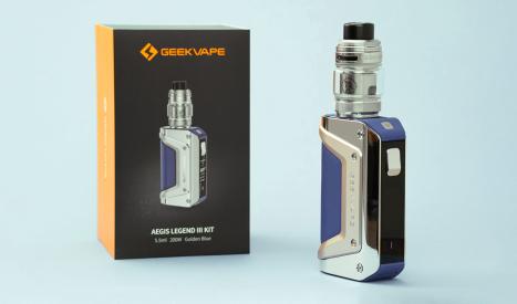 Le kit GeekVape Aegis Legend 3 est idéal pour faire de gros volumes de vapeur