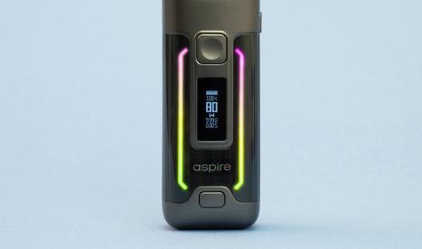 Plusieurs effets lumineux permettent de personnaliser le pod Aspire Veynom Air