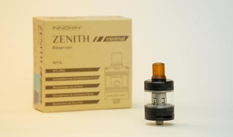 Le Zenith Minimal est un clearomiseur fabriqué par Innokin.