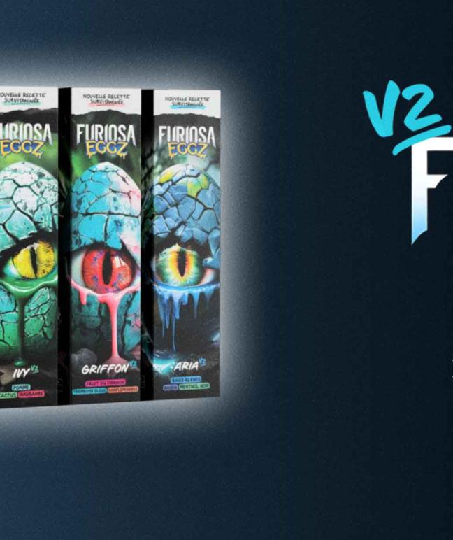 La collection Furiosa Eggz 50 ml est hyper fruitée et fraîche 
